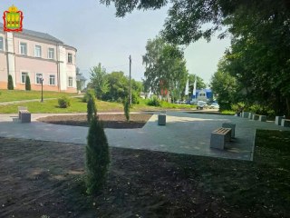 Благоустройство площади Ленина в Вадинске: новые удобства и освещение
